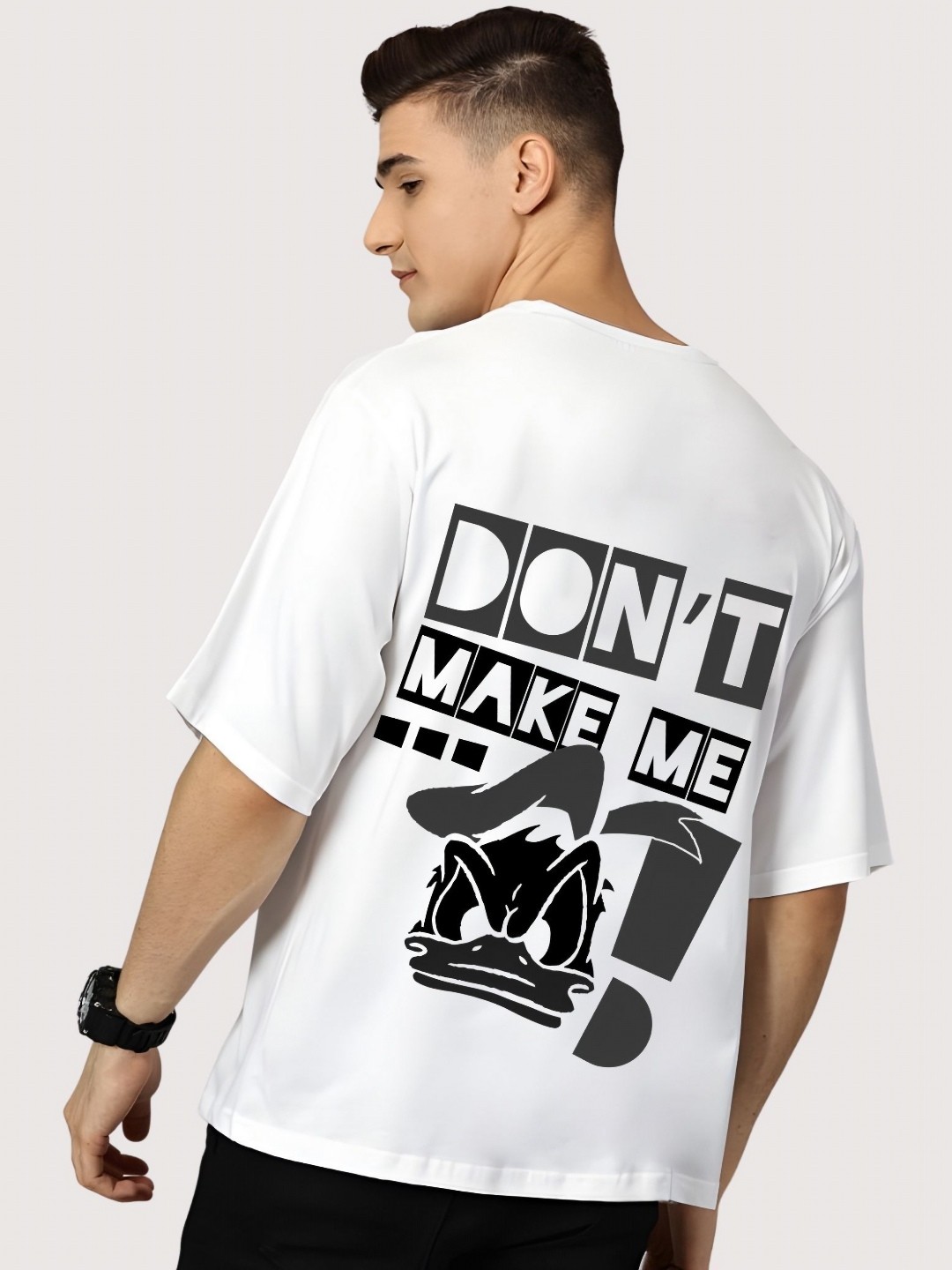 

SZN Men Graphic Printed Round Neck Cotton Relaxed Fit T-shirt, White