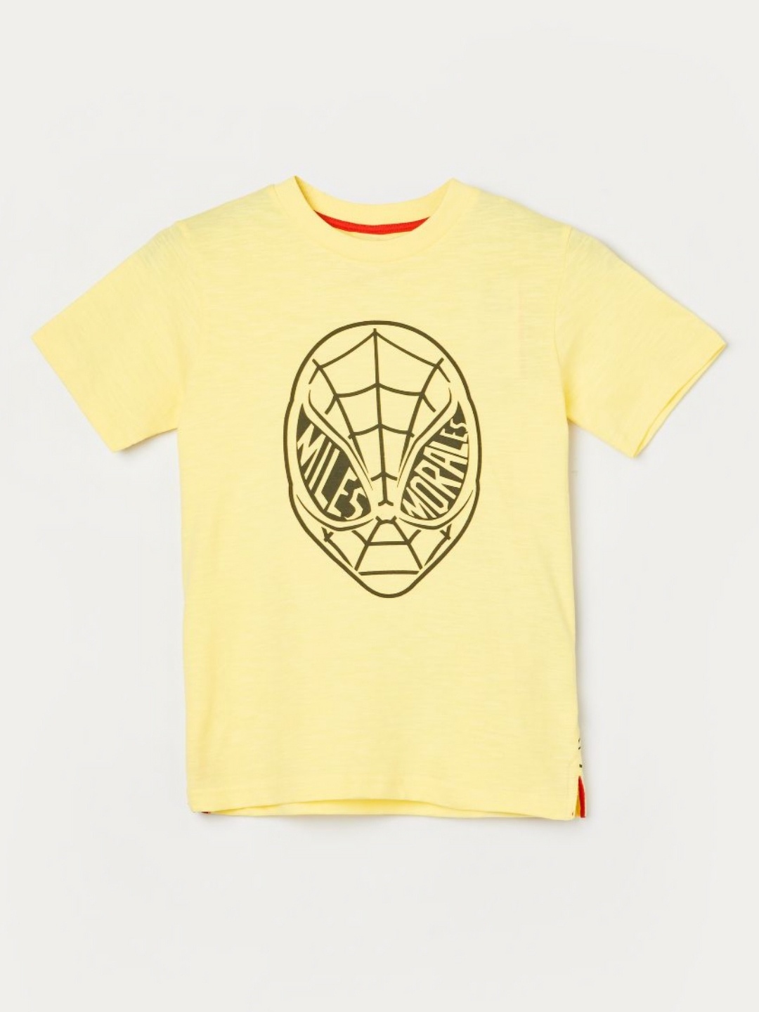 

Fame Forever by Lifestyle Boys Marvel Printed Cotton T Shirt, Yellow