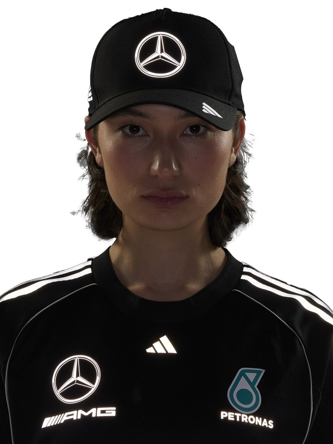 

ADIDAS Mercedes - Amg Petronas Formula One Team Mechanics Climacool Trucker Cap, Black