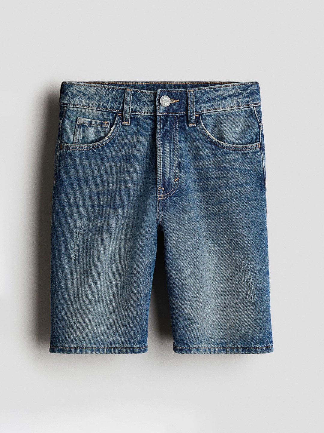 

H&M Boys Loose-Fit Denim Shorts, Blue