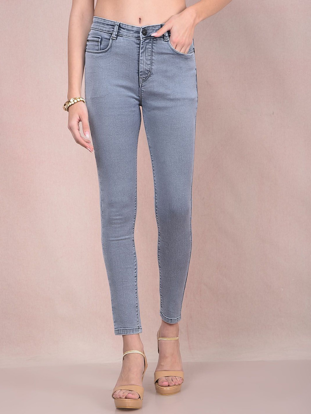 

Crimsoune Club Women Skinny Fit Stretchable Jeans, Blue