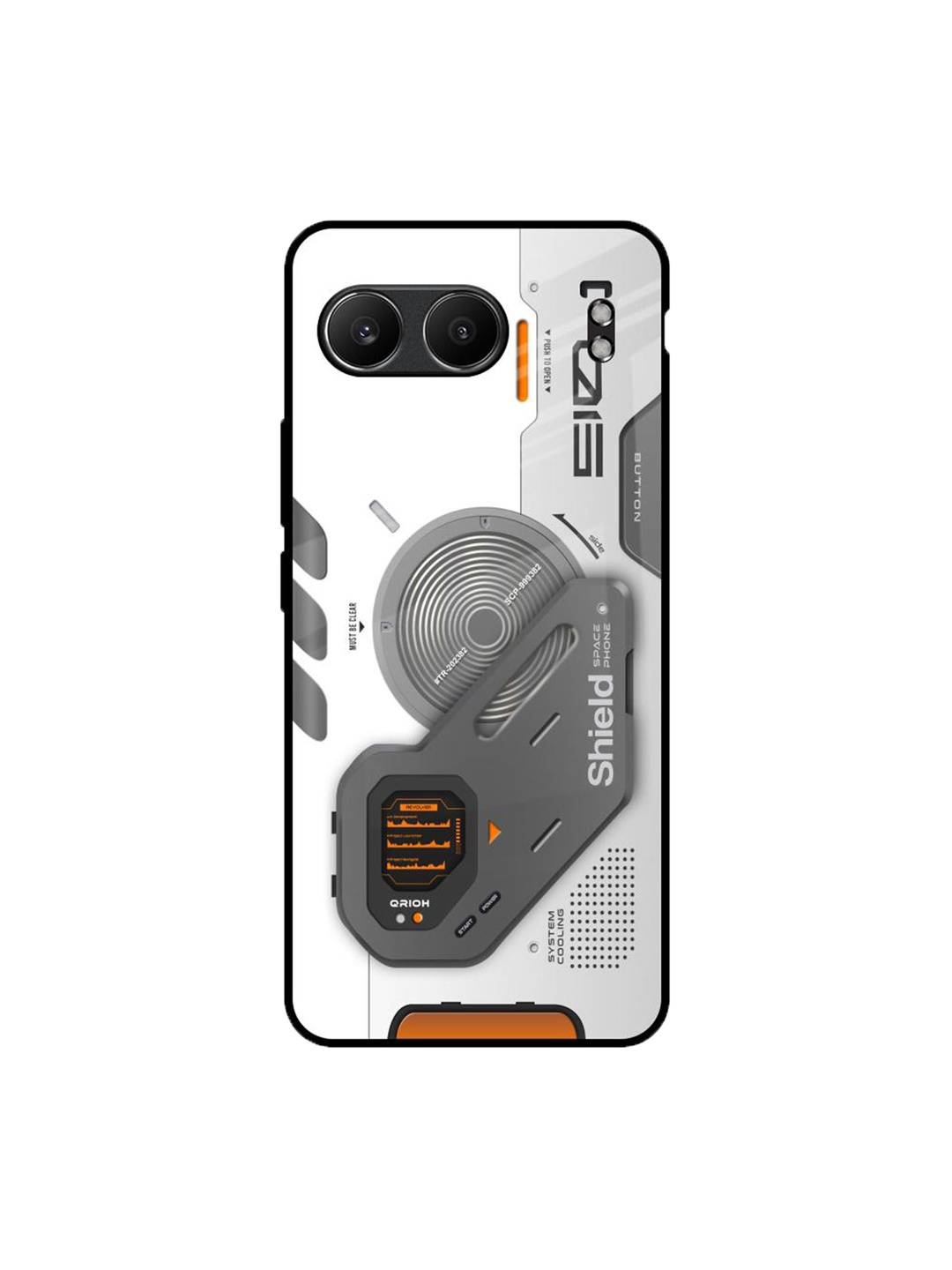 

QRIOH Typography Liberty Cyber OnePlus Nord 4 5G Back Case, Grey