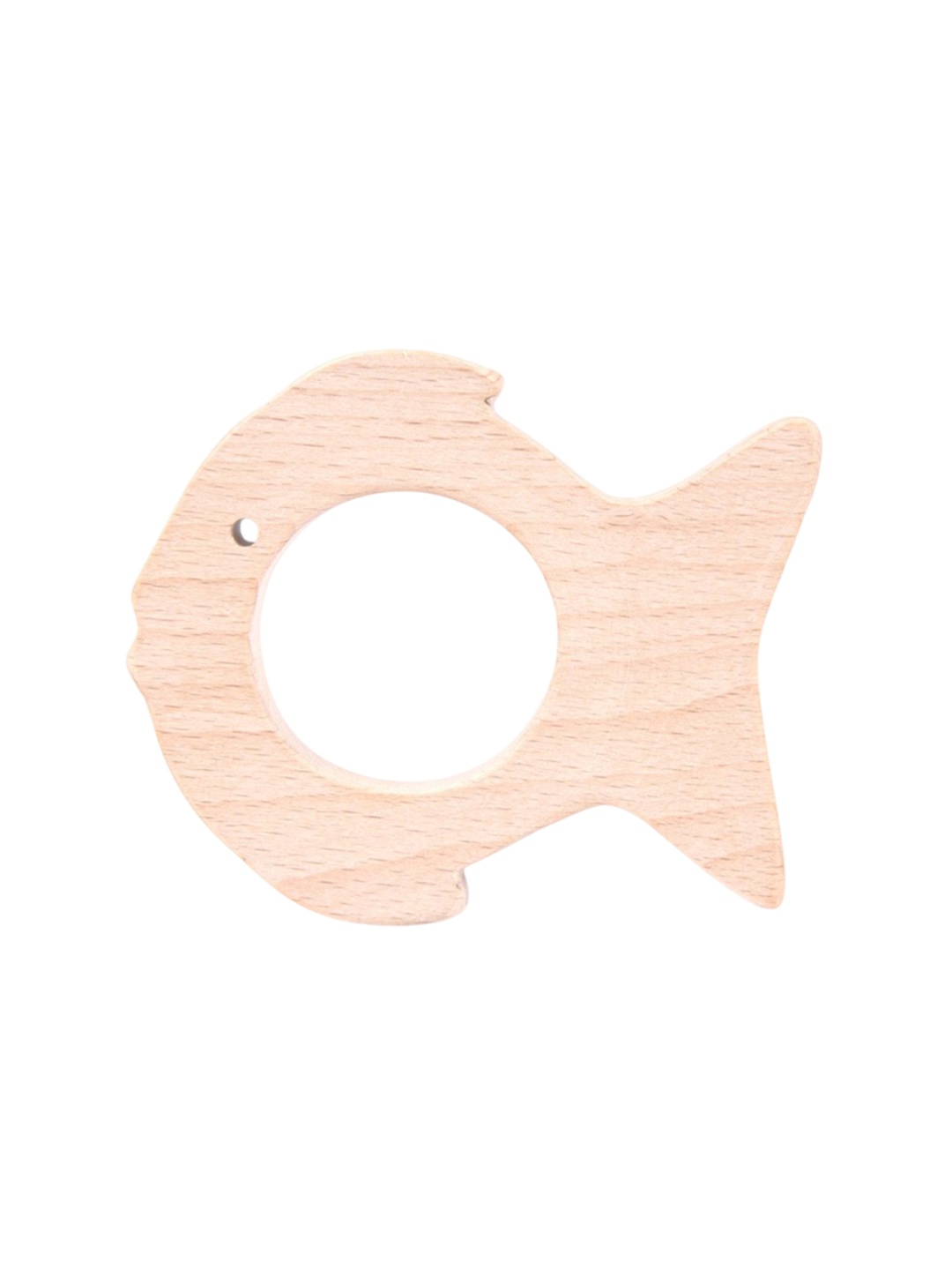 

Nesta Toys Wooden Fish Teether Toy, Beige