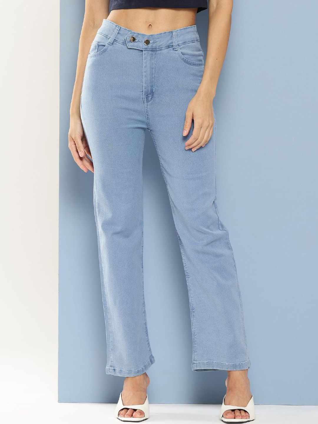 

CORSICA Women Solid Jeans, Blue