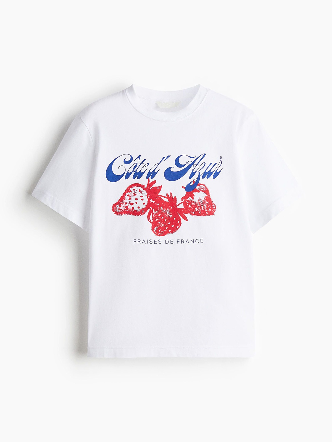 

H&M Printed T-shirt, White