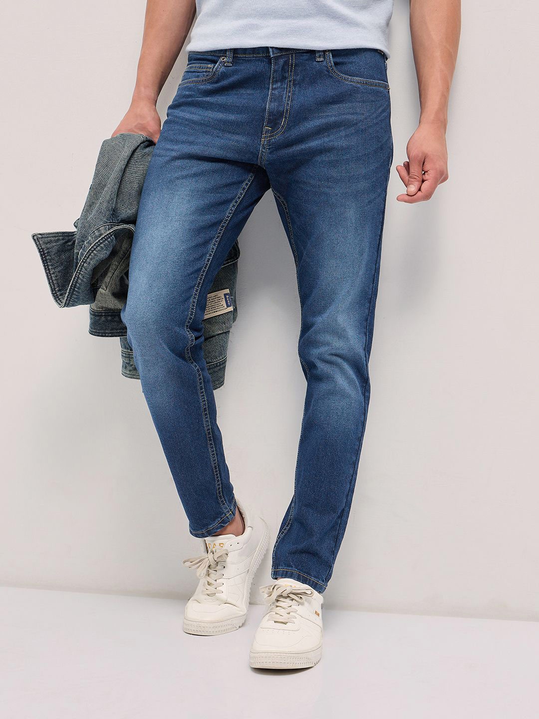 

THE BEAR HOUSE Men Skinny Fit Jean, Blue