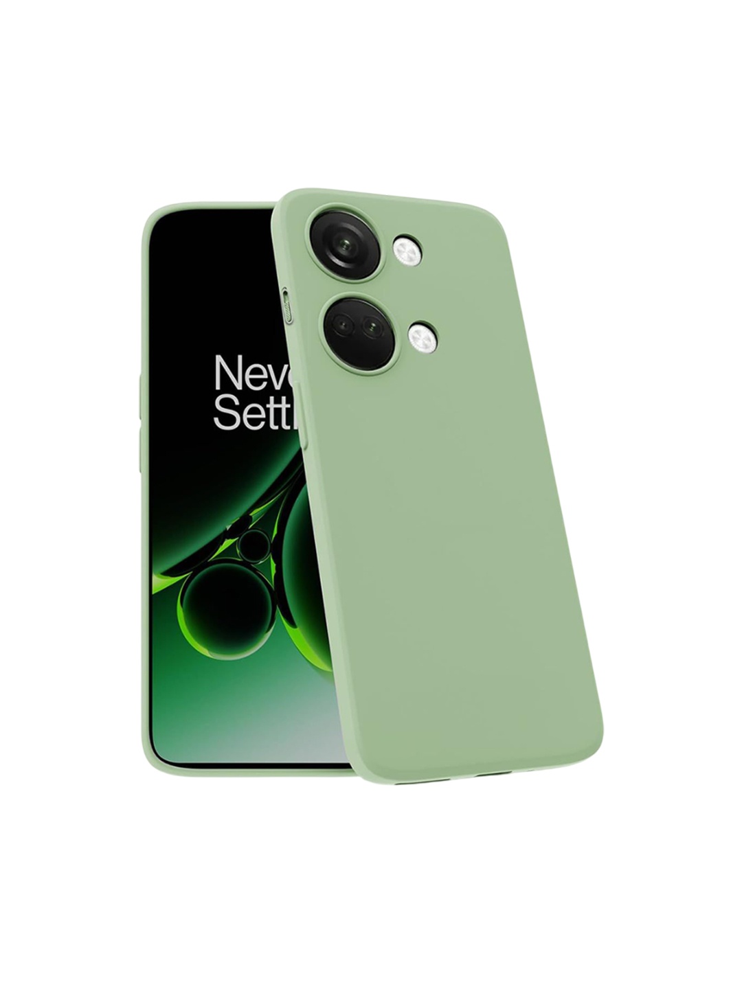 

LIRAMARK Solid OnePlus Nord 3 5G Impact Resistant Back Case, Sea green