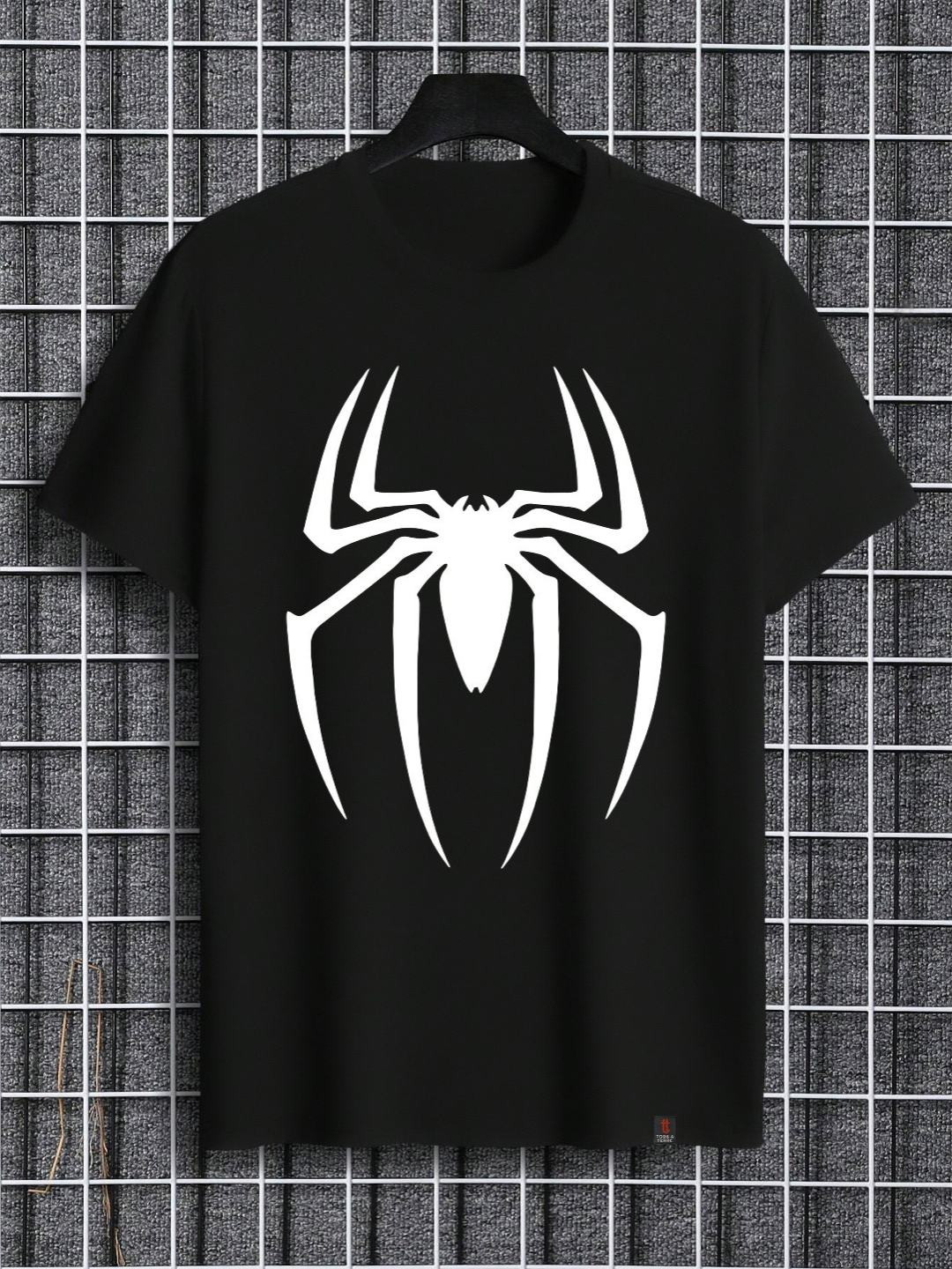 

TOGS & TERRE Women Typography Printed Monochrome Organic Cotton T-shirt, Black