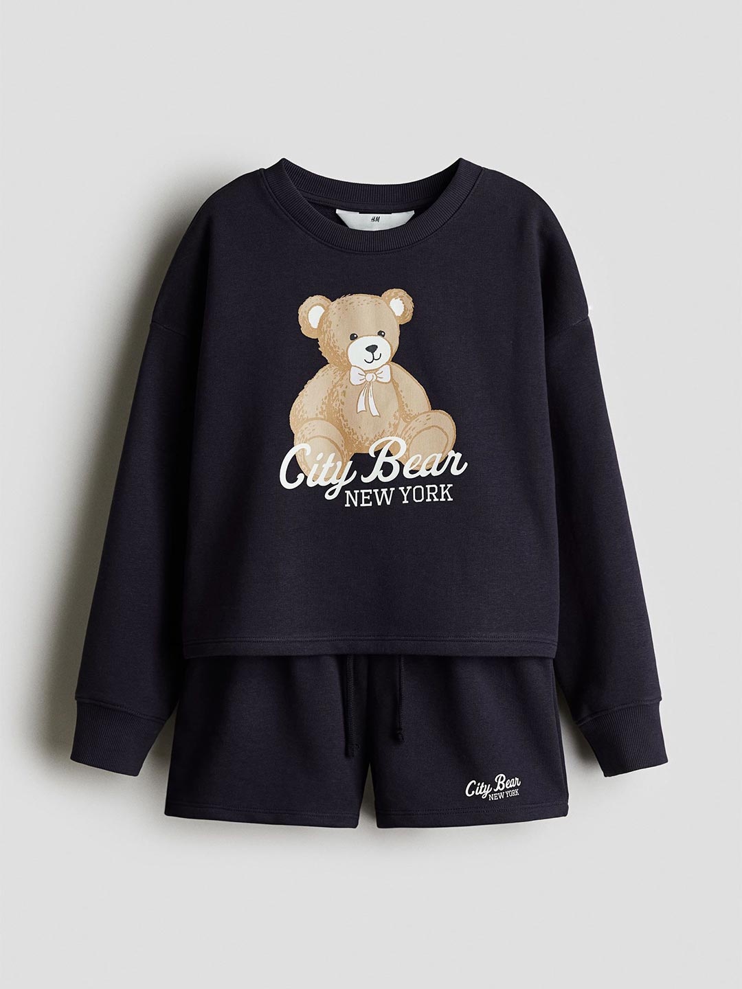 

H&M Girls 2-Piece Sweatshirt Set, Blue
