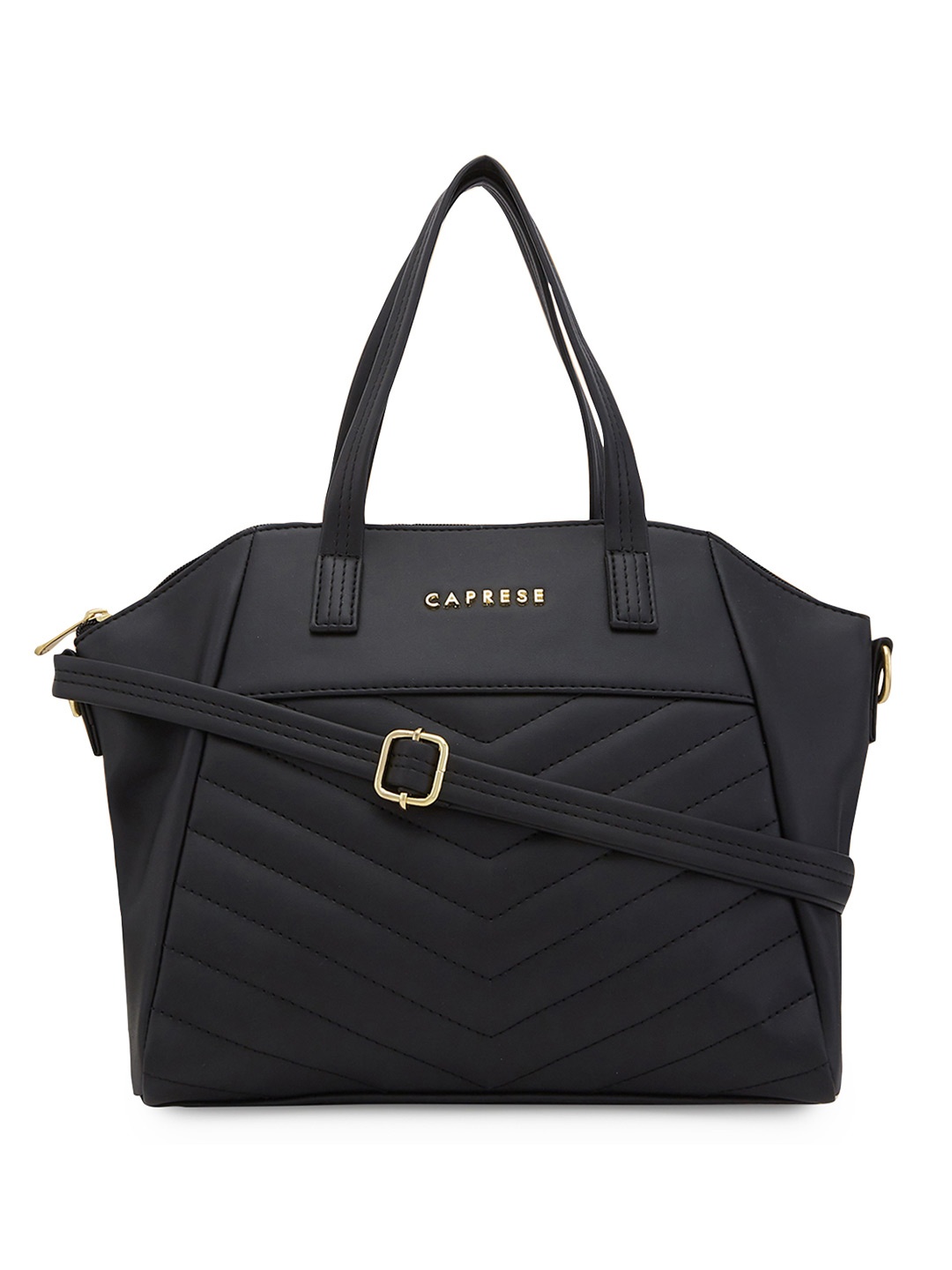 

DressBerry X CAPRESE Lucya Black Satchel Bag