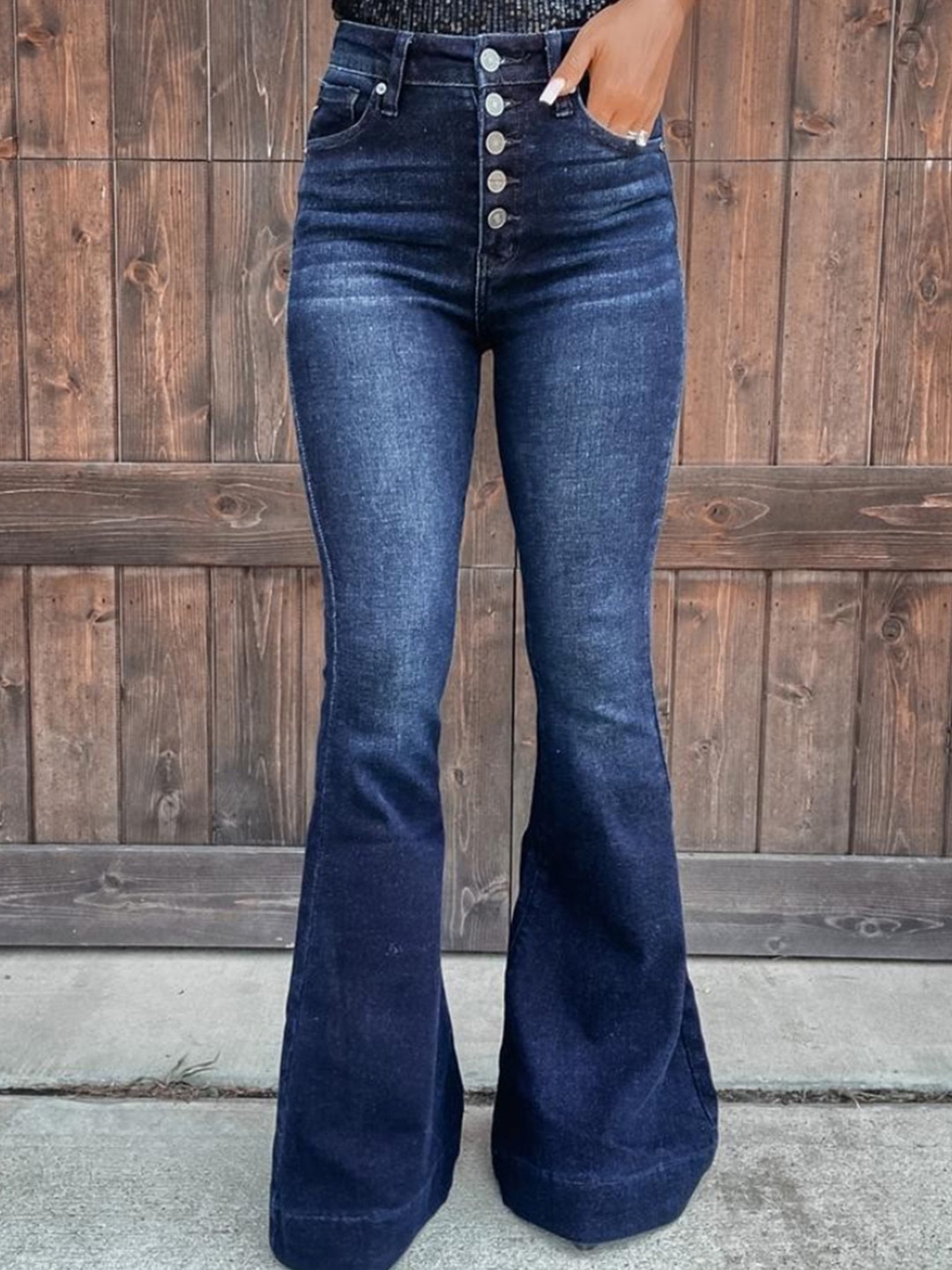 

StyleCast Women Bootcut High-Rise Light Fade Jeans, Blue
