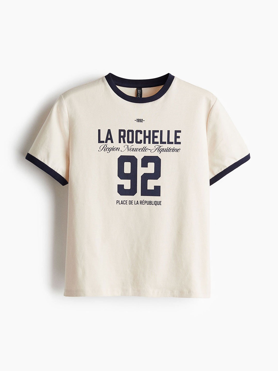 

H&M Printed T-shirt, White
