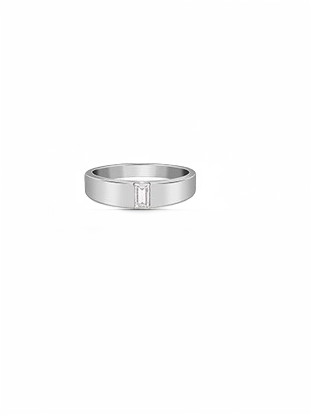 

GIVA 925 Sterling Silver-Plated Cubic Zirconia Studded Blaze Ring for Him