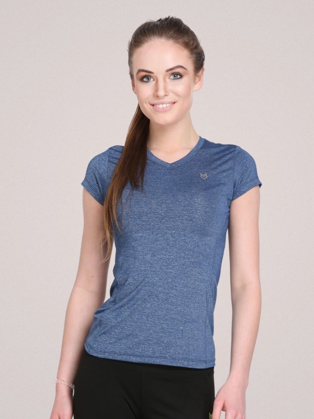 

Body Mechanics V Neck T-shirt, Navy blue