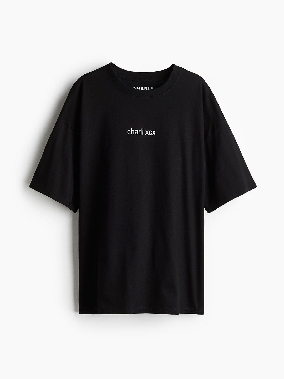 

H&M Oversized Printed T-shirt, Black