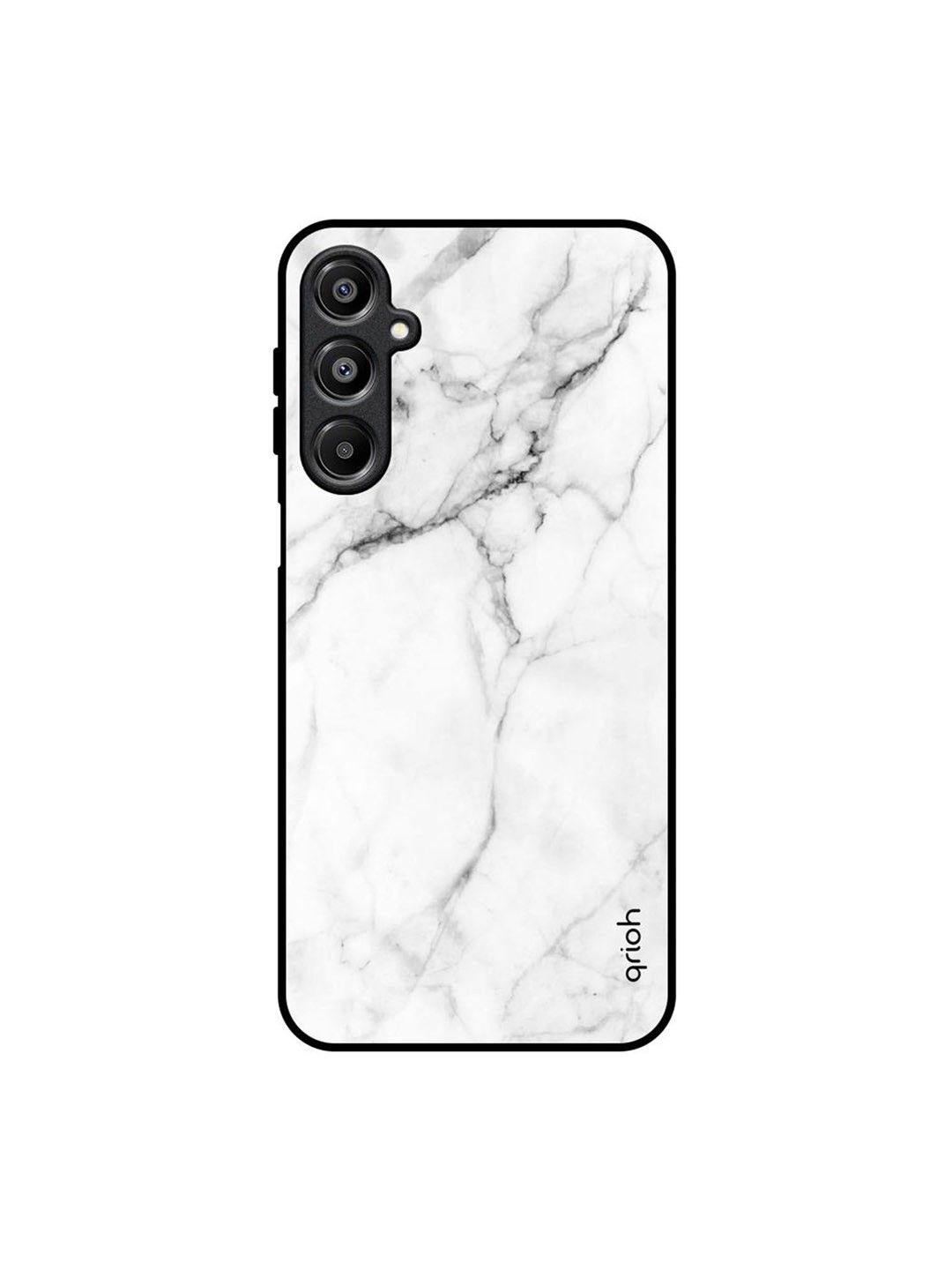 

QRIOH Modern White Marble Samsung Galaxy A16 5G Impact Resistant Back Case