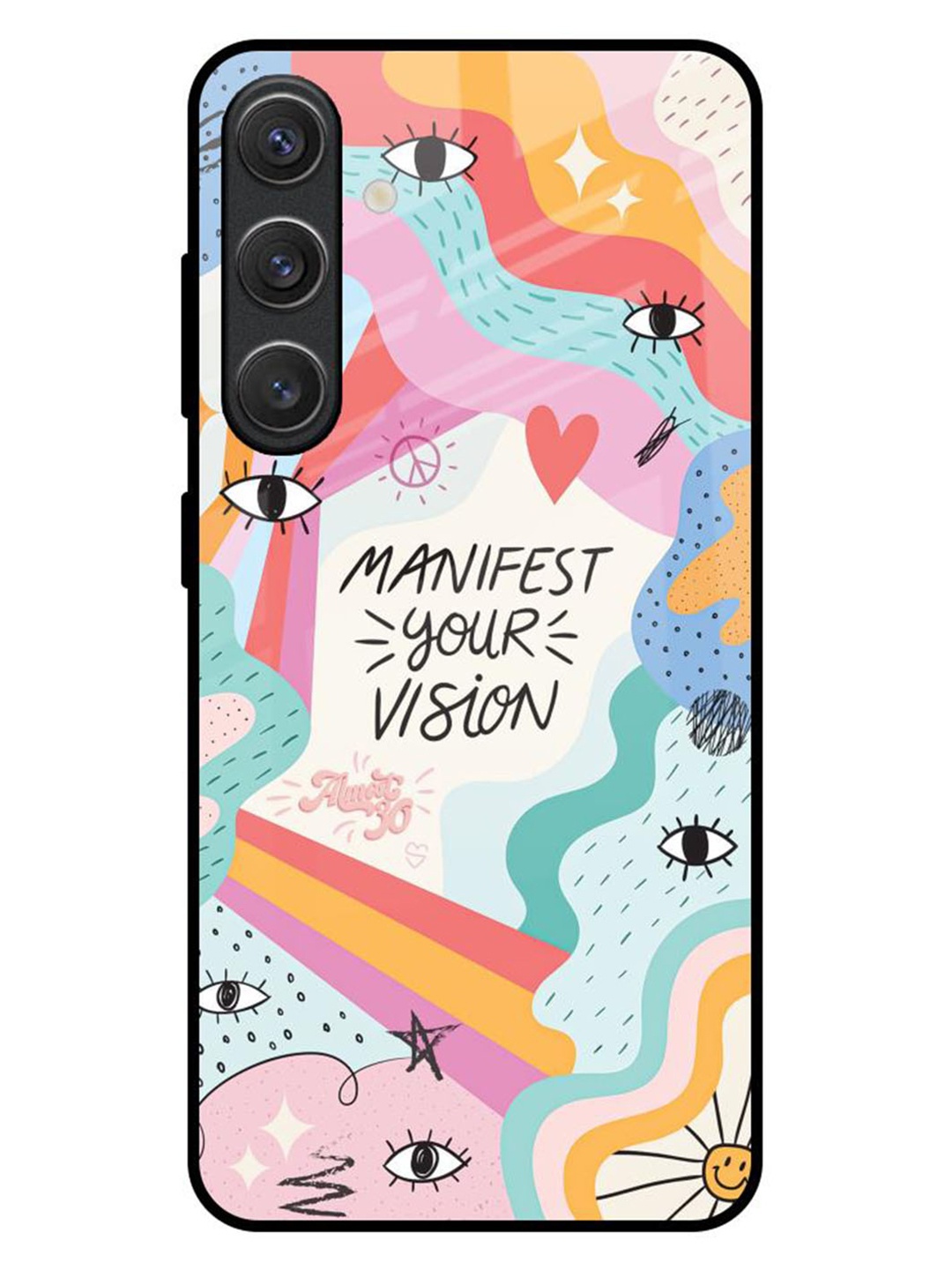 

QRIOH Vision Manifest Samsung Galaxy S25 Plus 5G Impact Resistant Back Case, White