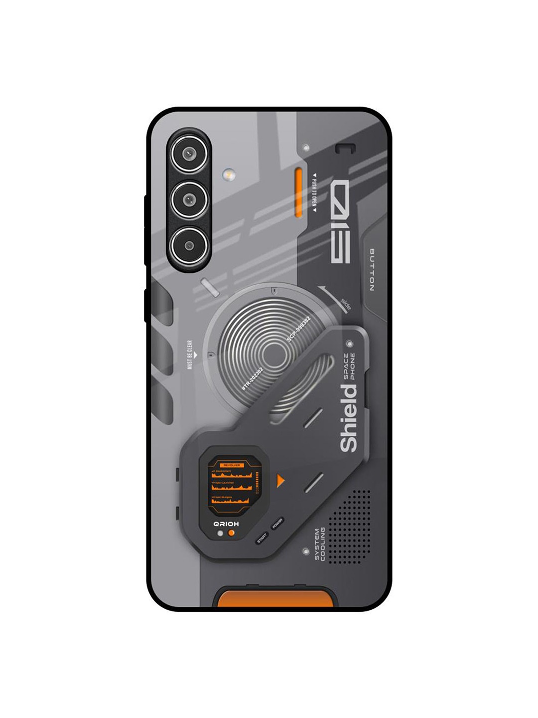 

QRIOH Tech Lifestyle Samsung Galaxy A56 5G Impact Resistant Back Case, Grey