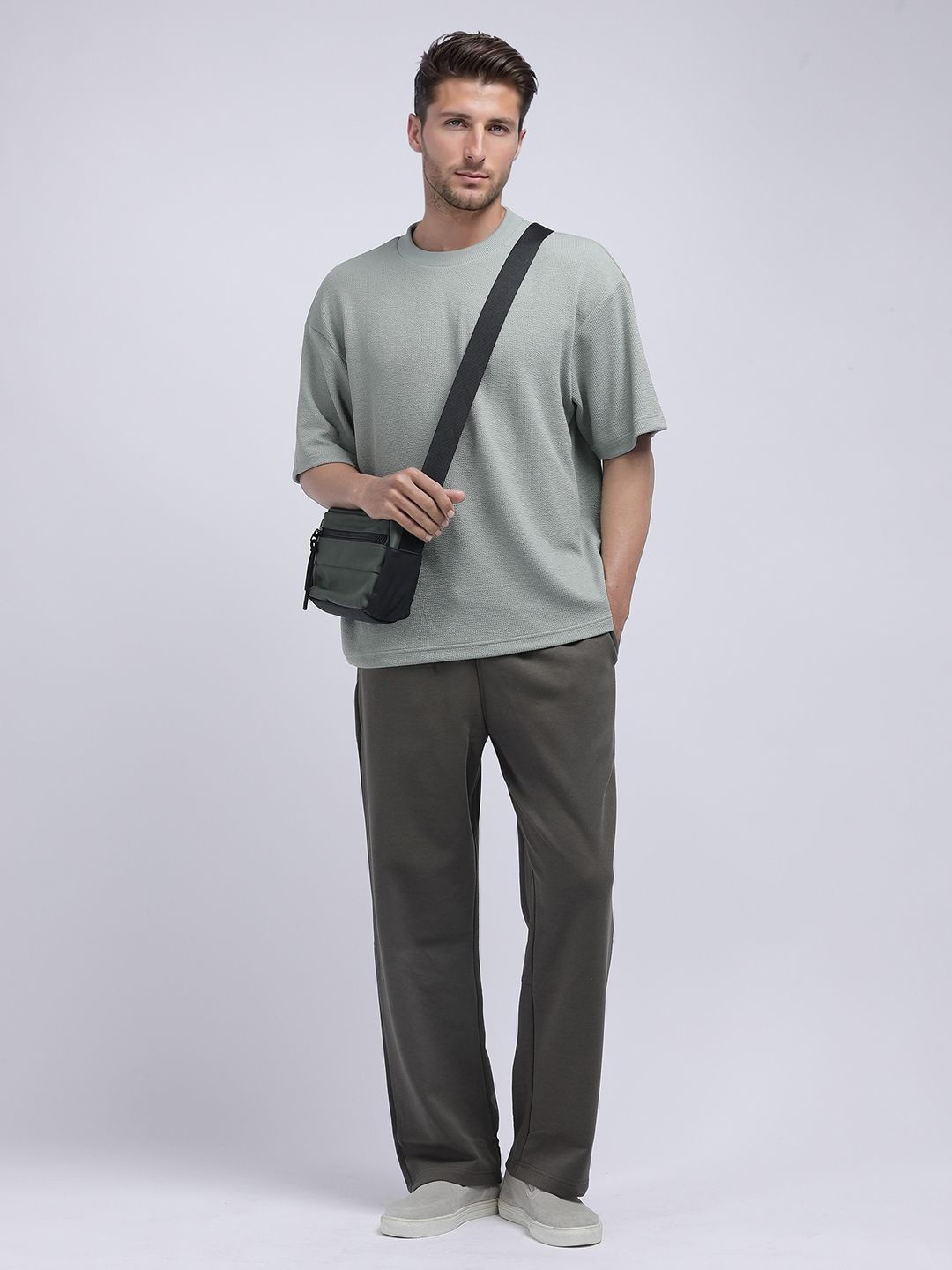 

RARE RABBIT Men Dalton Primary Tailored Trousers, Olive