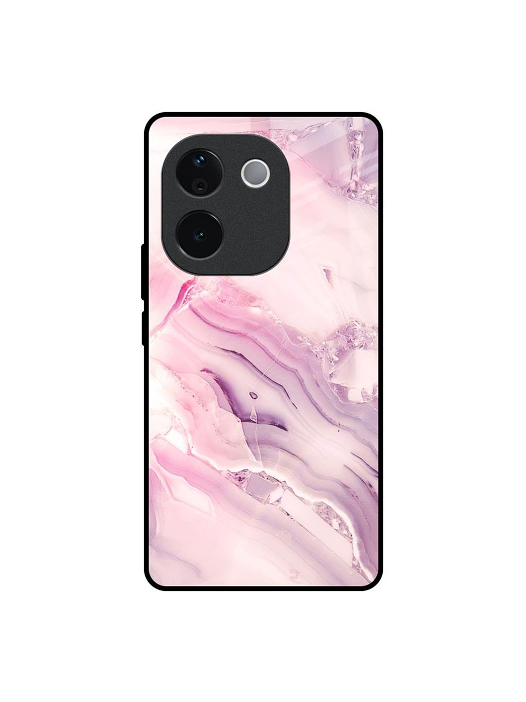 

QRIOH Diamond Pink Gradient IQOO Z9s Pro 5G Impact Resistant Back Case