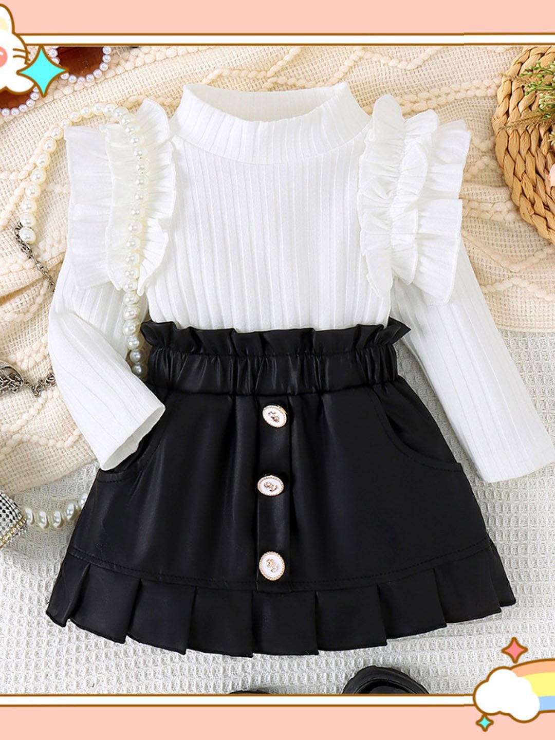 

Xsole Fit & Flare Dress, White
