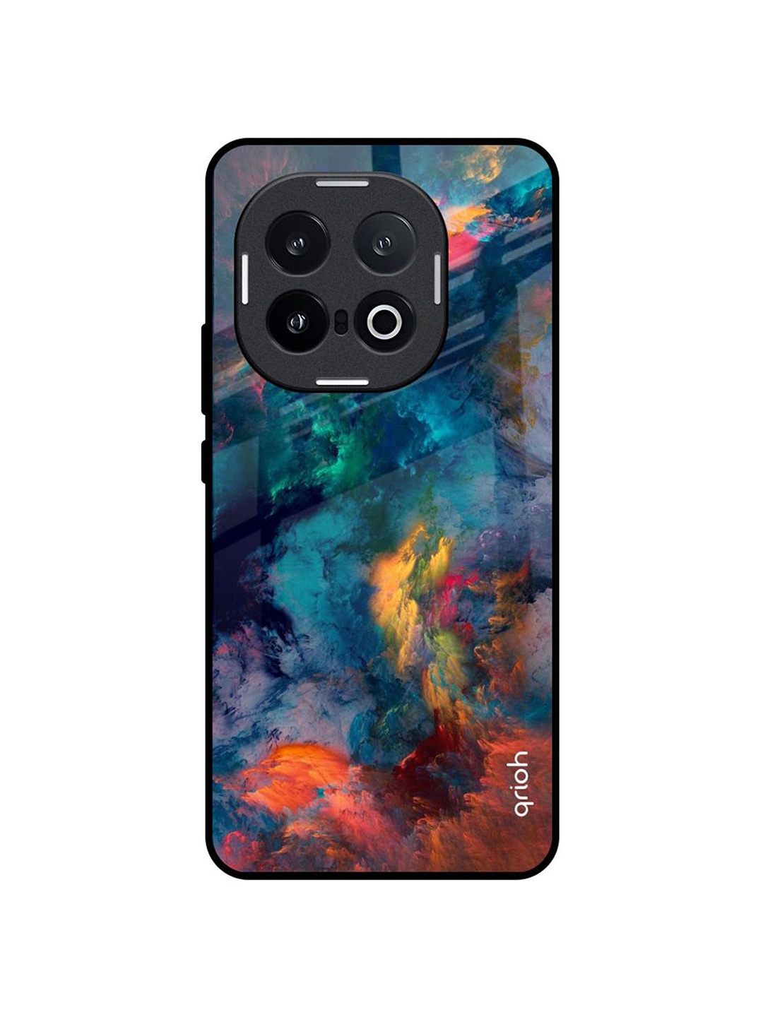 

QRIOH Cloudburst IQOO 13 5G Impact Resistant Back Case, Blue