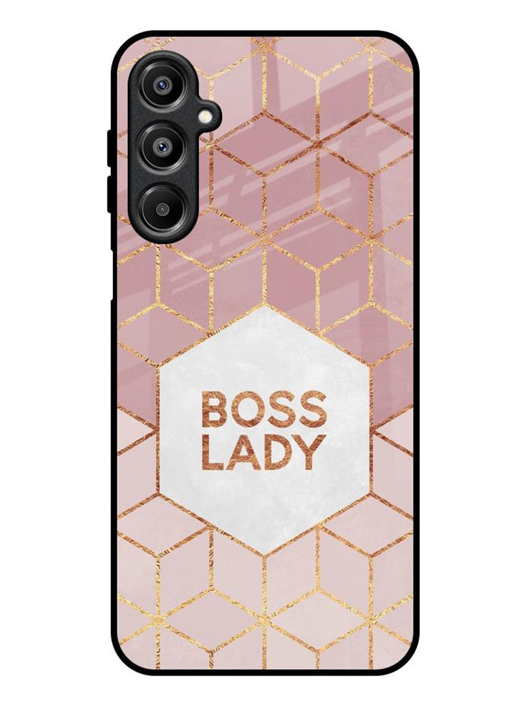 

QRIOH Boss Lady Samsung Galaxy A16 5G Impact Resistant Back Case, Pink