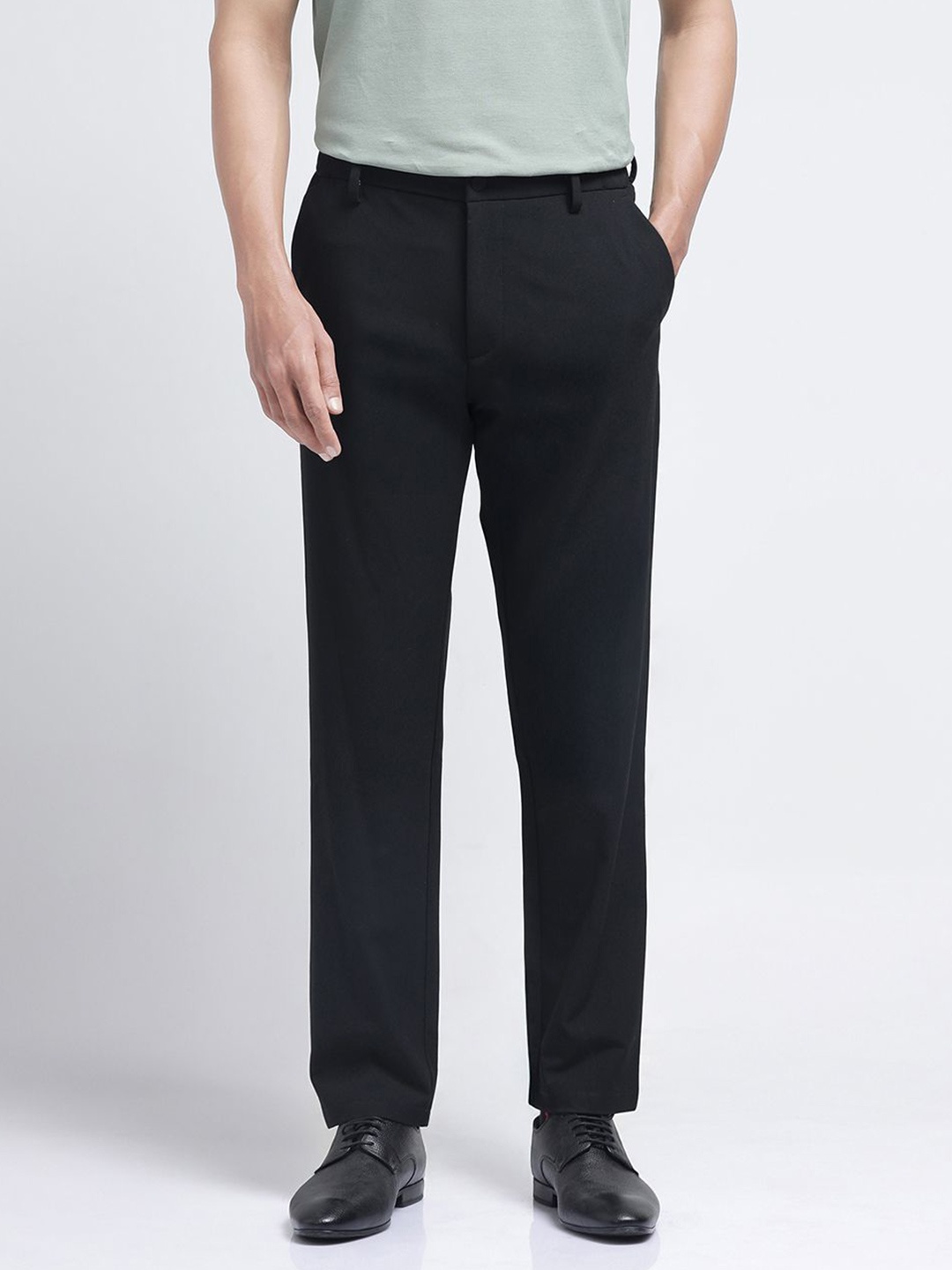 

RARE RABBIT Men Tailored Trousers, Black