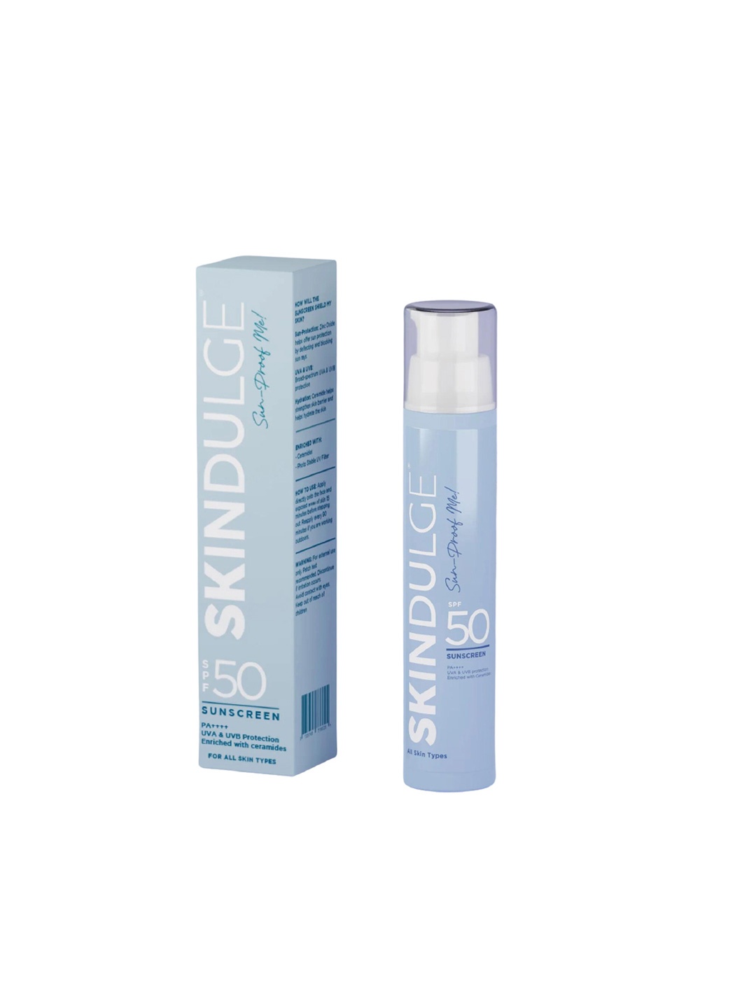 

Skindulge Sun Proof Me SPF 50 PA++++ - 50ml, White