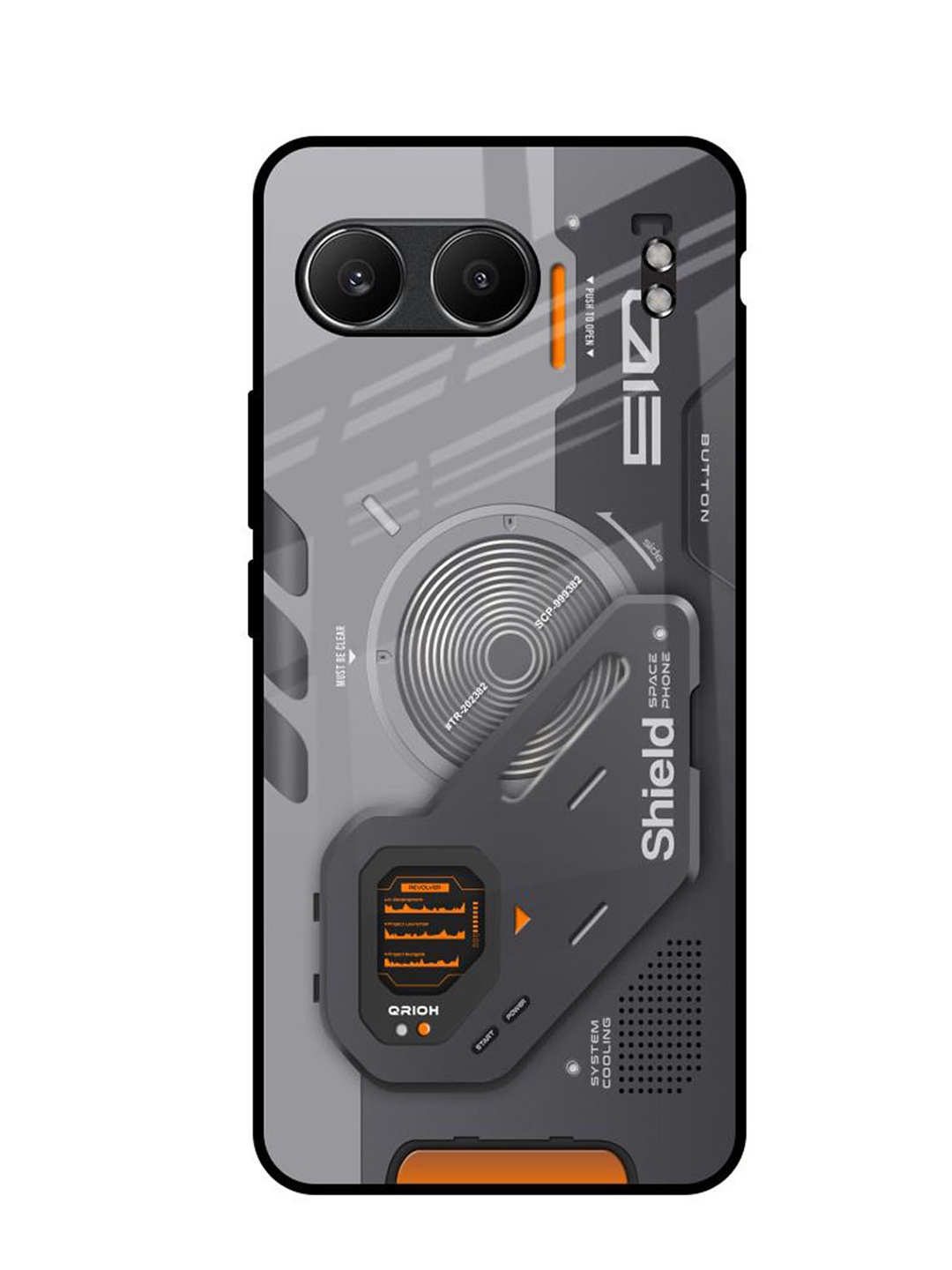 

QRIOH Tech Lifestyle OnePlus Nord 4 5G Impact Resistant Back Case, Grey
