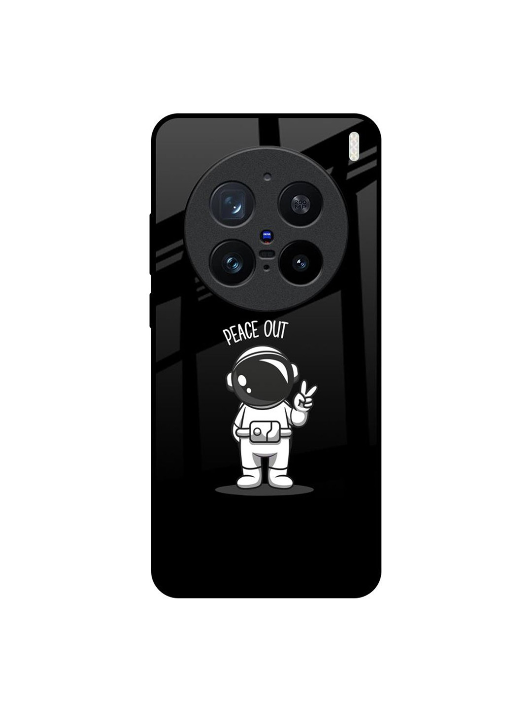 

QRIOH Peace Out Astro Real Vivo X200 Pro 5G Impact Resistant Back Case, Black