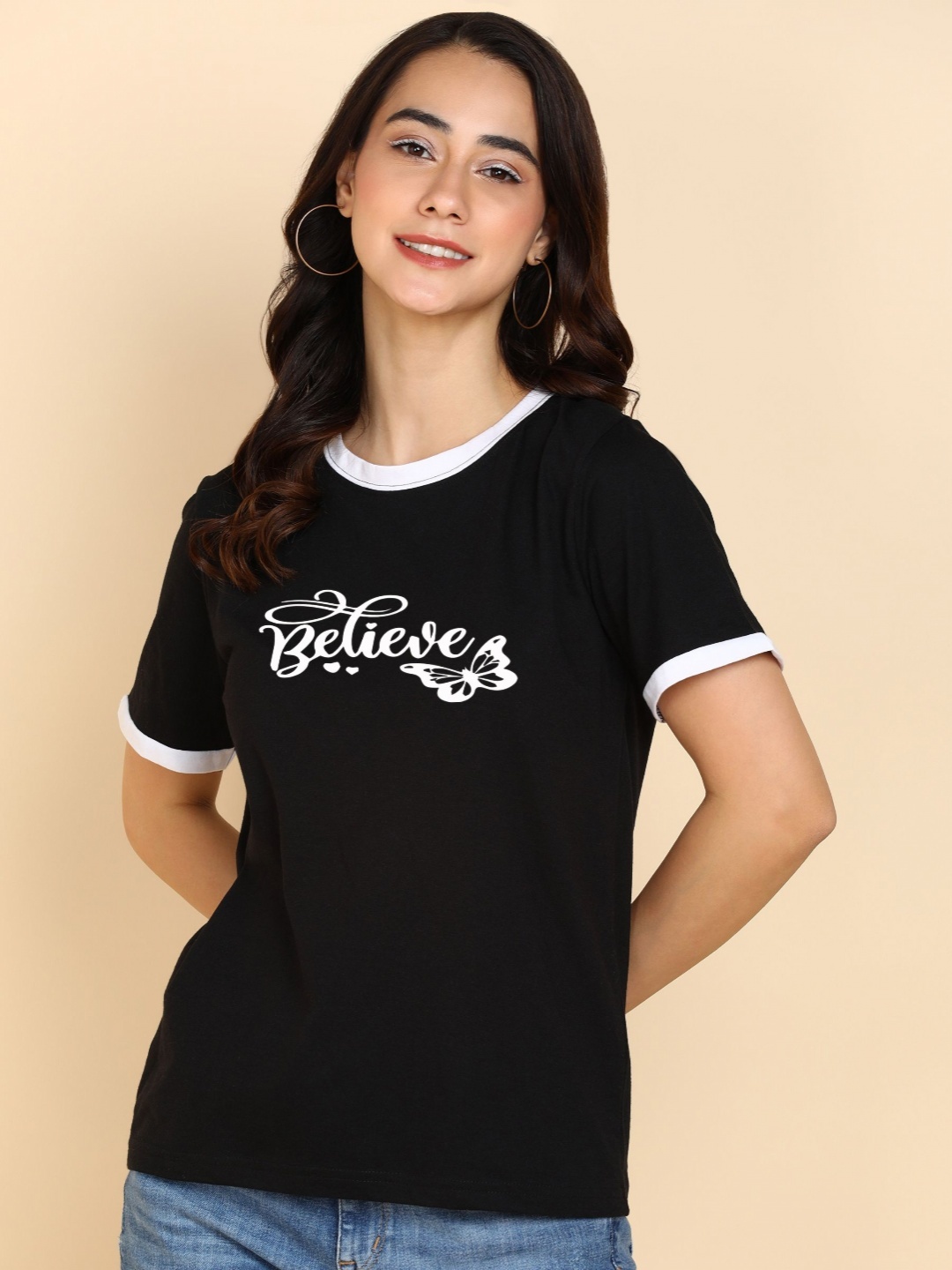 

Adyavastram Women Printed T-shirt, Multi