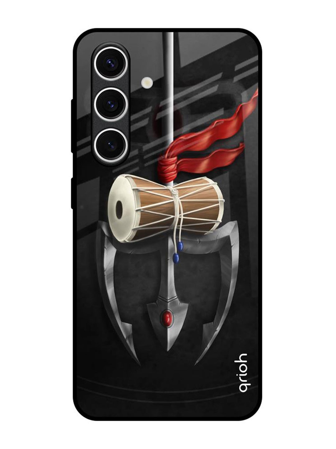 

QRIOH Power Of Lord Samsung Galaxy S24 FE 5G Impact Resistant Back Case, Black