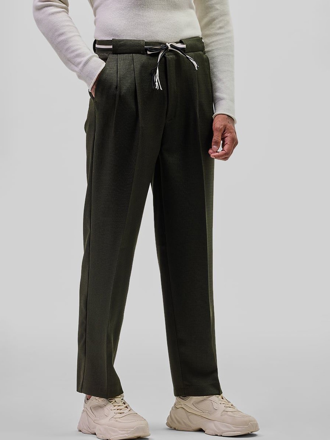 

Snitch Men Relaxed Fit Trousers, Green