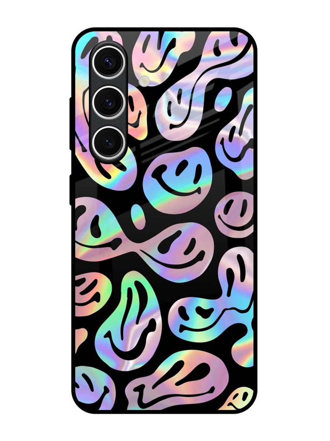 

QRIOH Quirky Printed Samsung Galaxy S24 FE 5G Back Case Mobile Accessories, Black