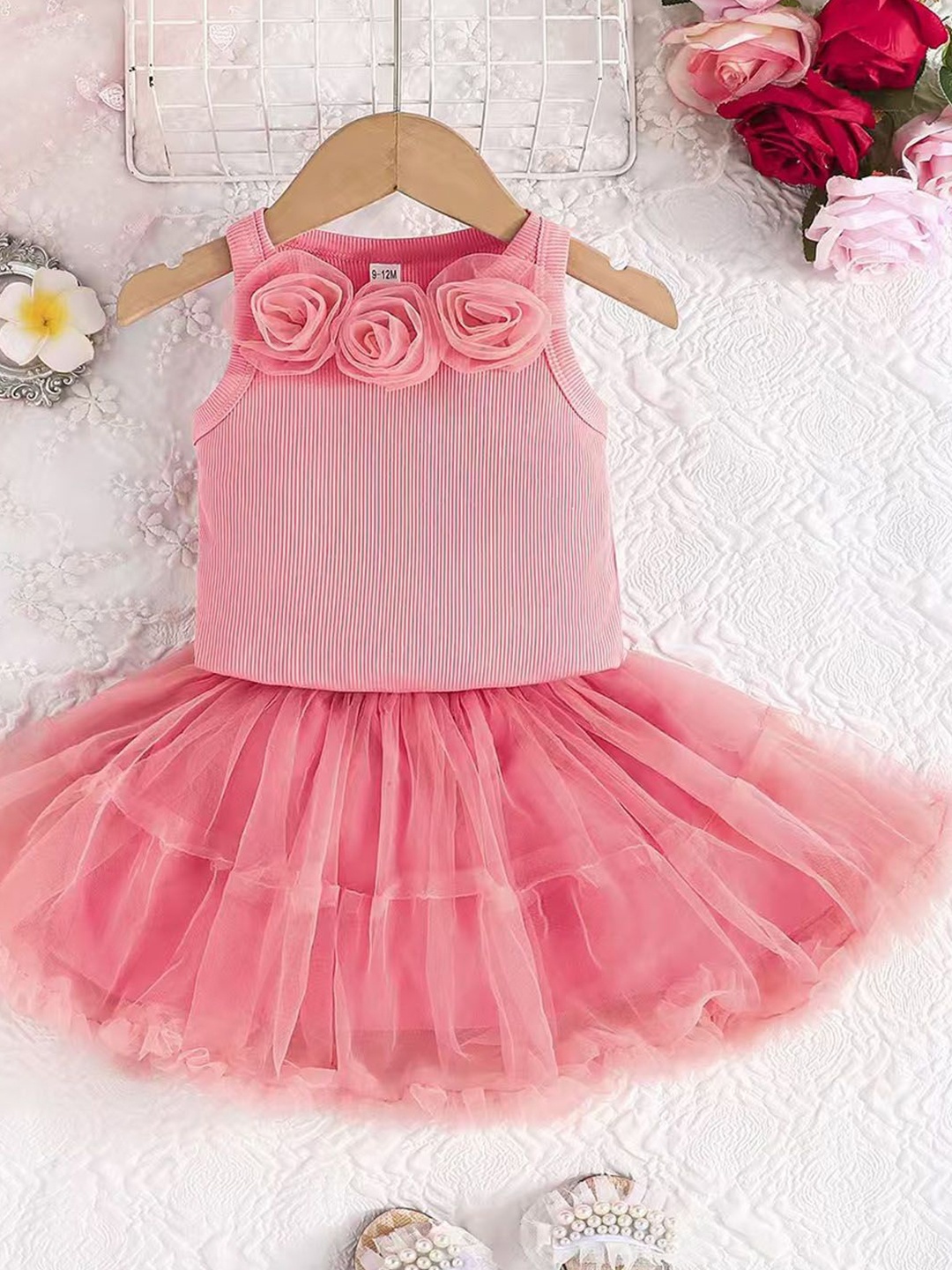 

Xsole Fit & Flare Dress, Pink
