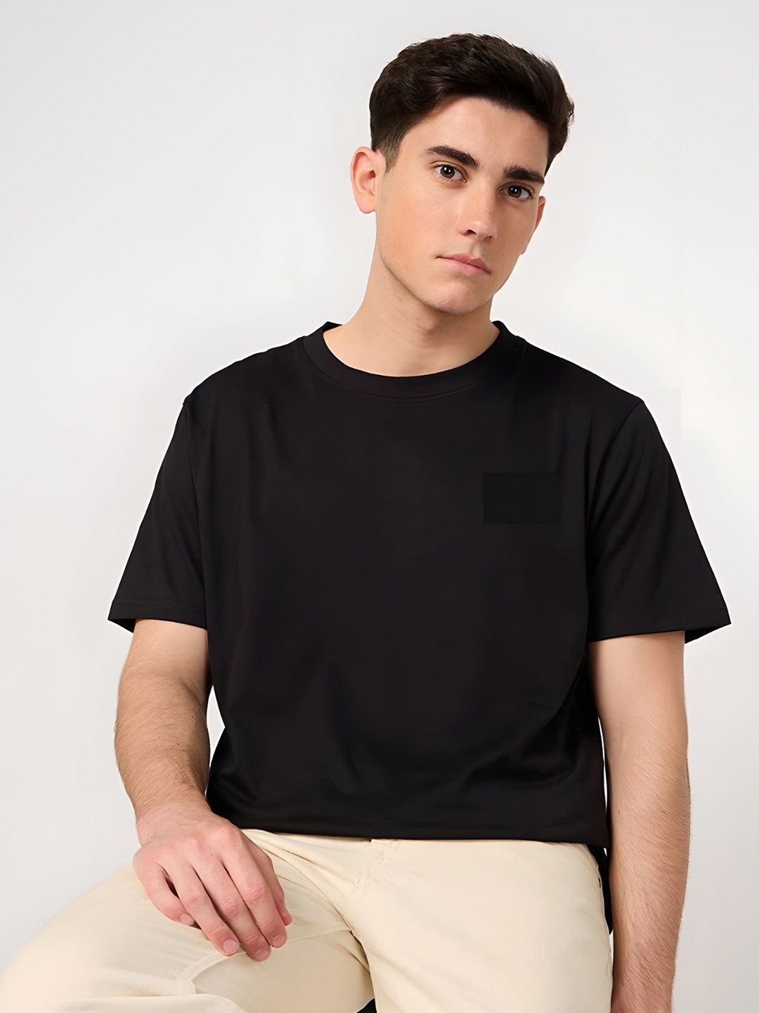 

SZN Men T-shirt, Black