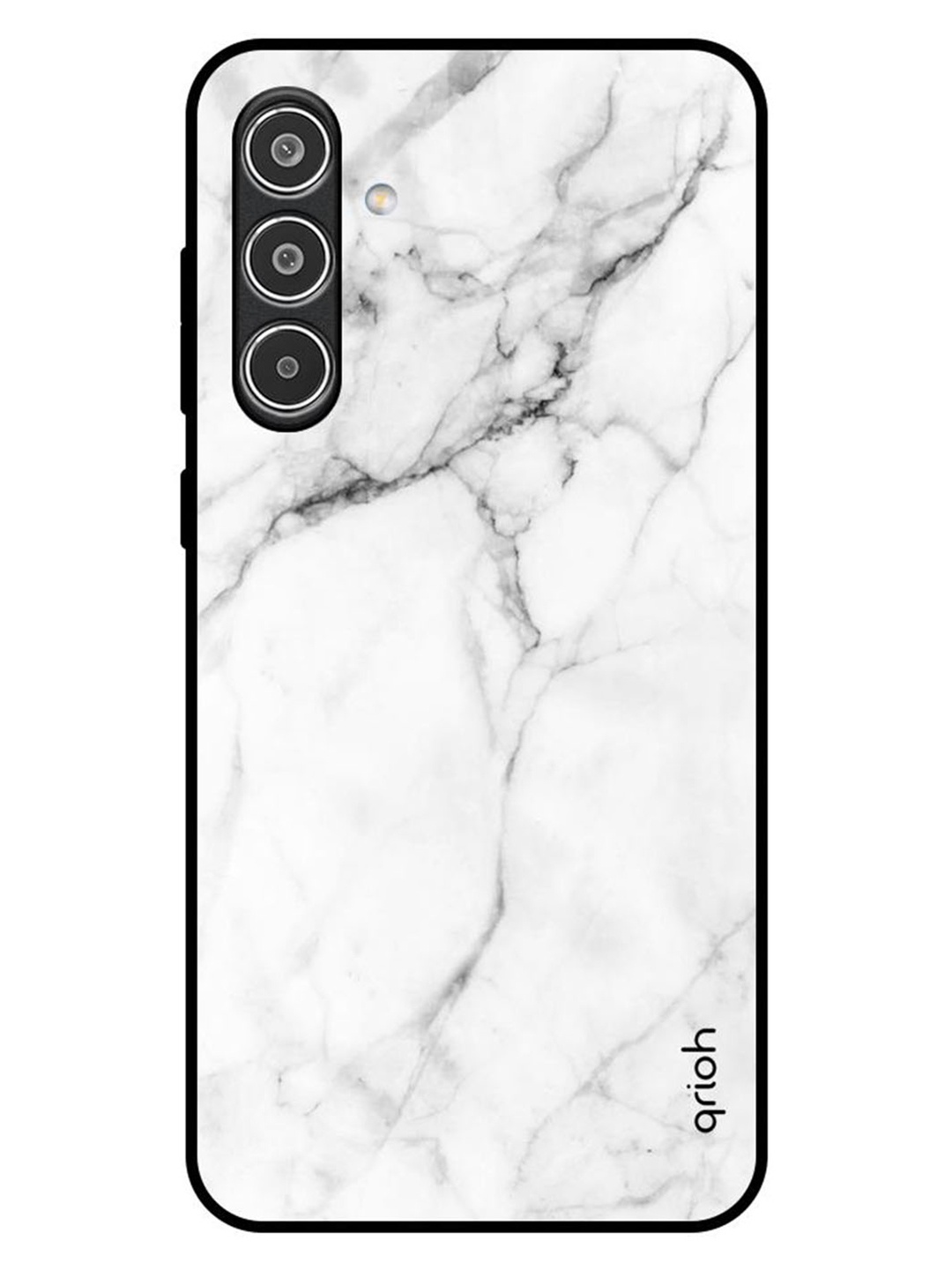 

QRIOH Modern White Marble Samsung Galaxy A36 5G Impact Resistant Back Case