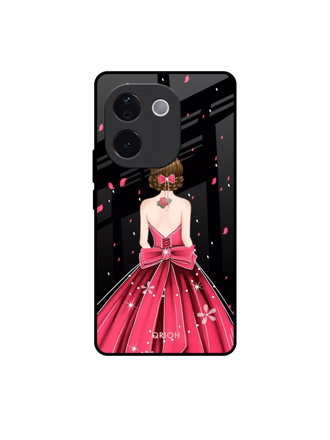 

QRIOH Quirky Printed IQOO Z9s Pro 5G Back Case Mobile Accessories, Pink