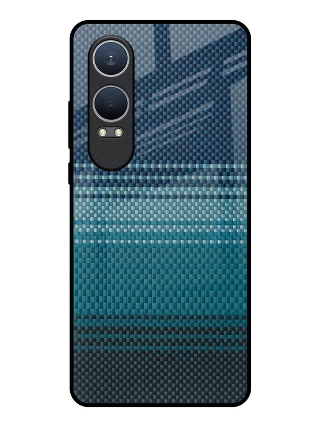 

QRIOH Modern Rug OnePlus Nord CE4 Lite 5G Impact Resistant Back Case, Blue