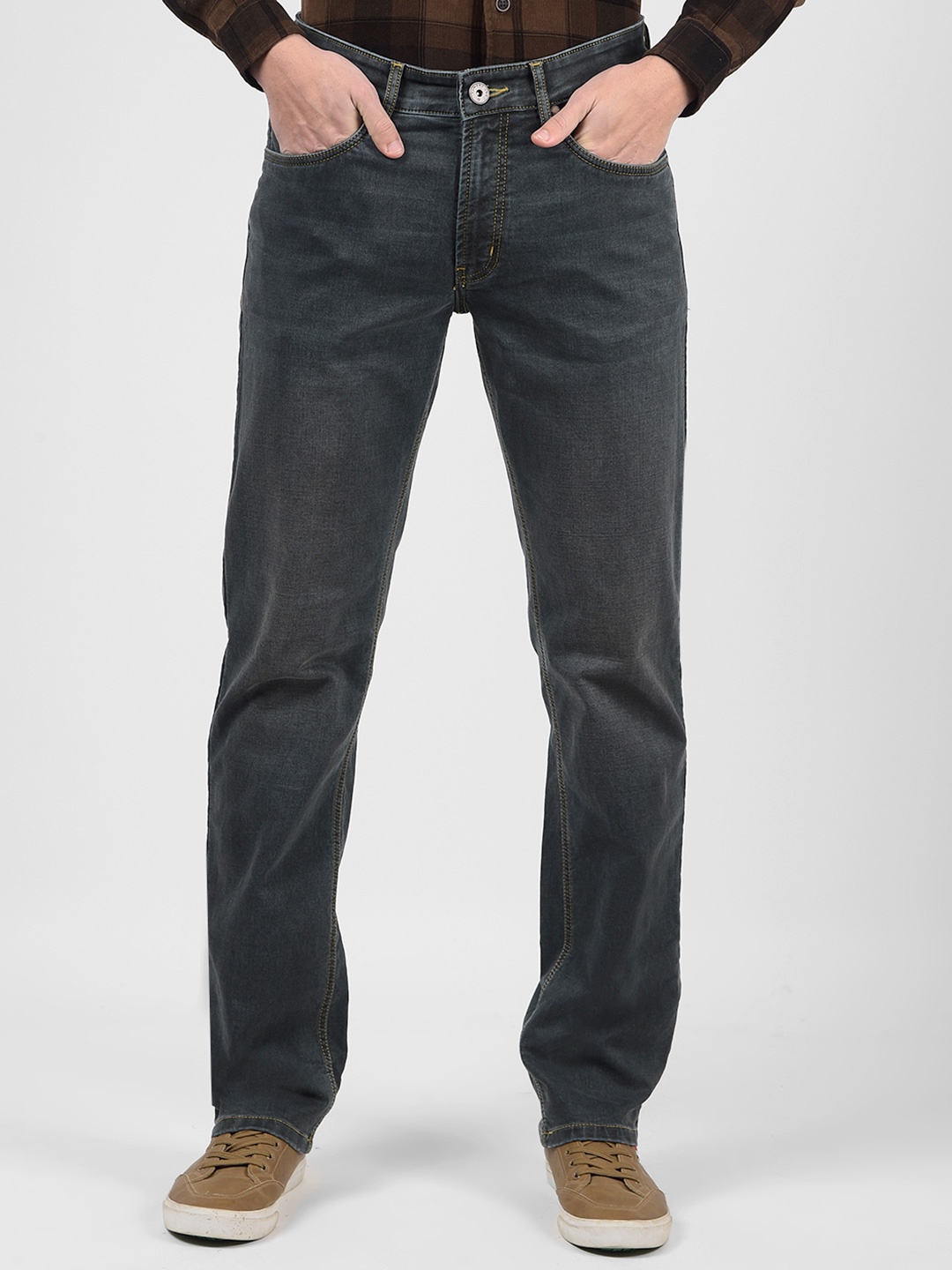 

Numero Uno Men Light Fade Stretchable Mid-Rise Jeans, Blue