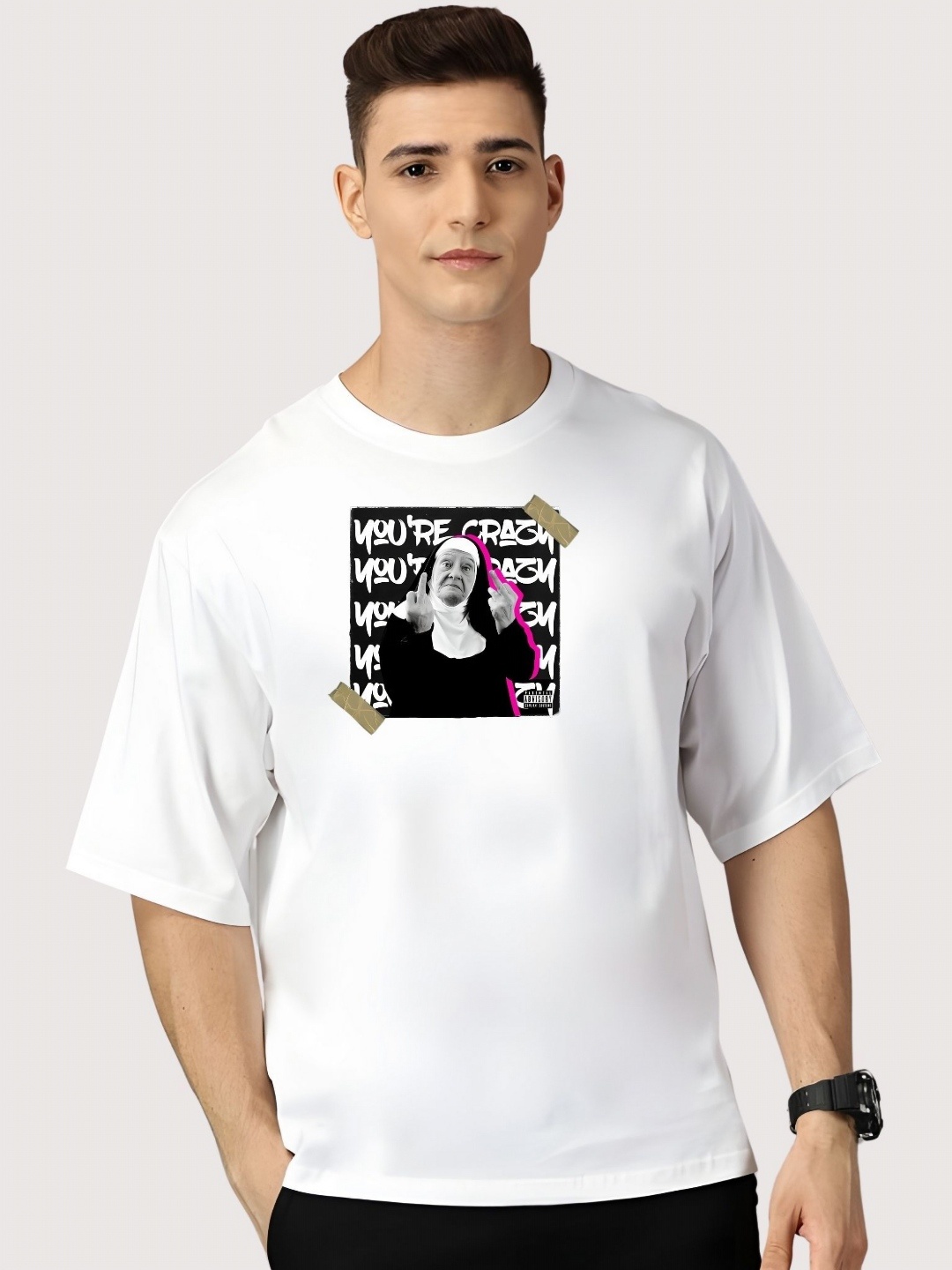 

SZN Men T-shirt, White