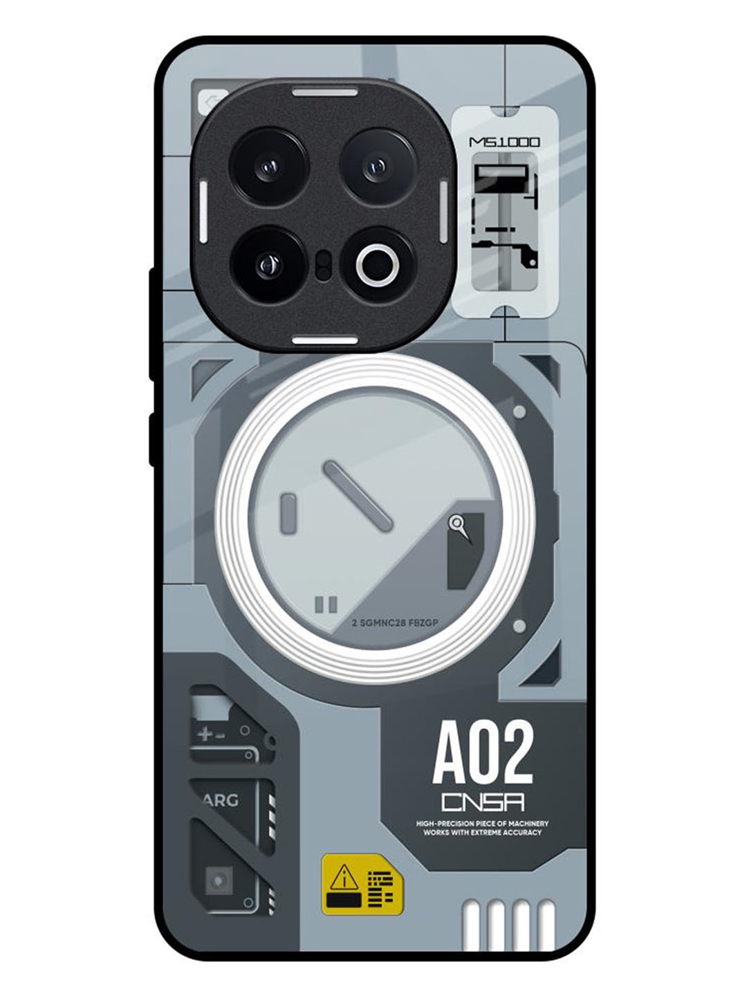 

QRIOH Typography Printed IQOO 13 5G Back Case Mobile Accessories, Black