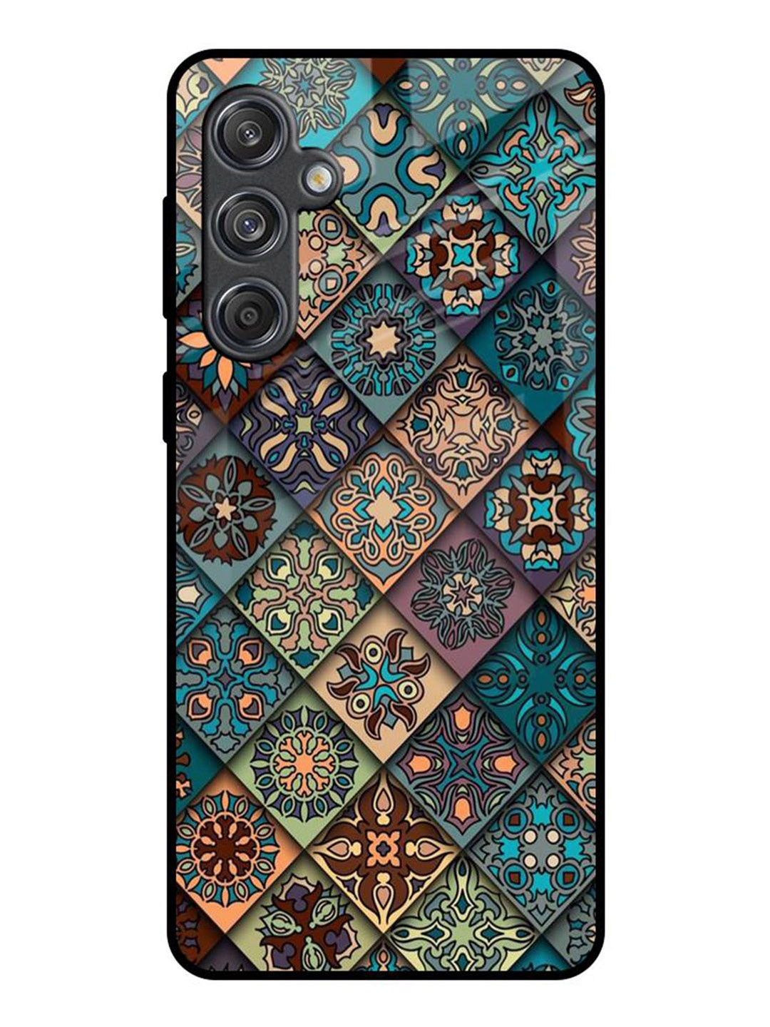 

QRIOH Retro Art Samsung Galaxy M55 5G Impact Resistant Back Case, Green