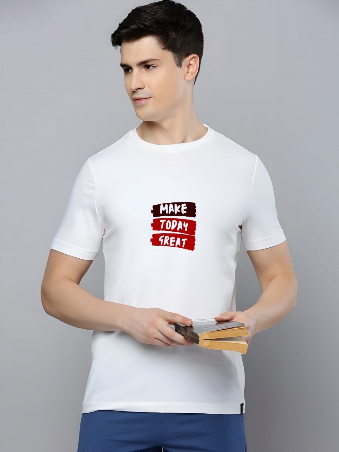 

SZN Men T-shirt, White