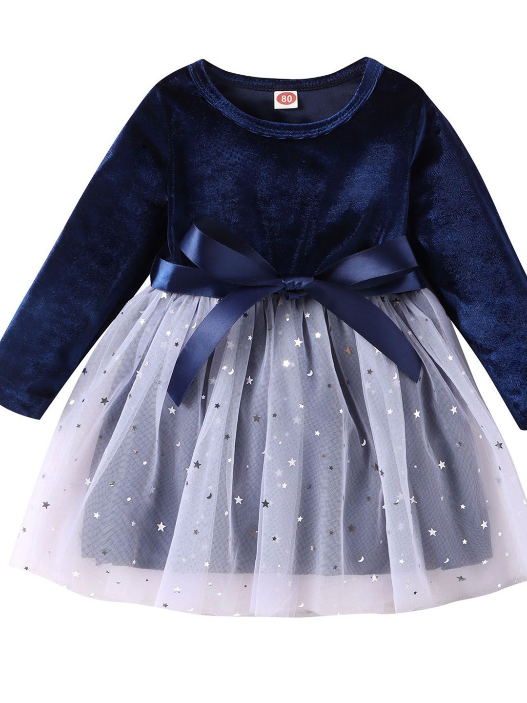 

Xsole Fit & Flare Dress, Blue