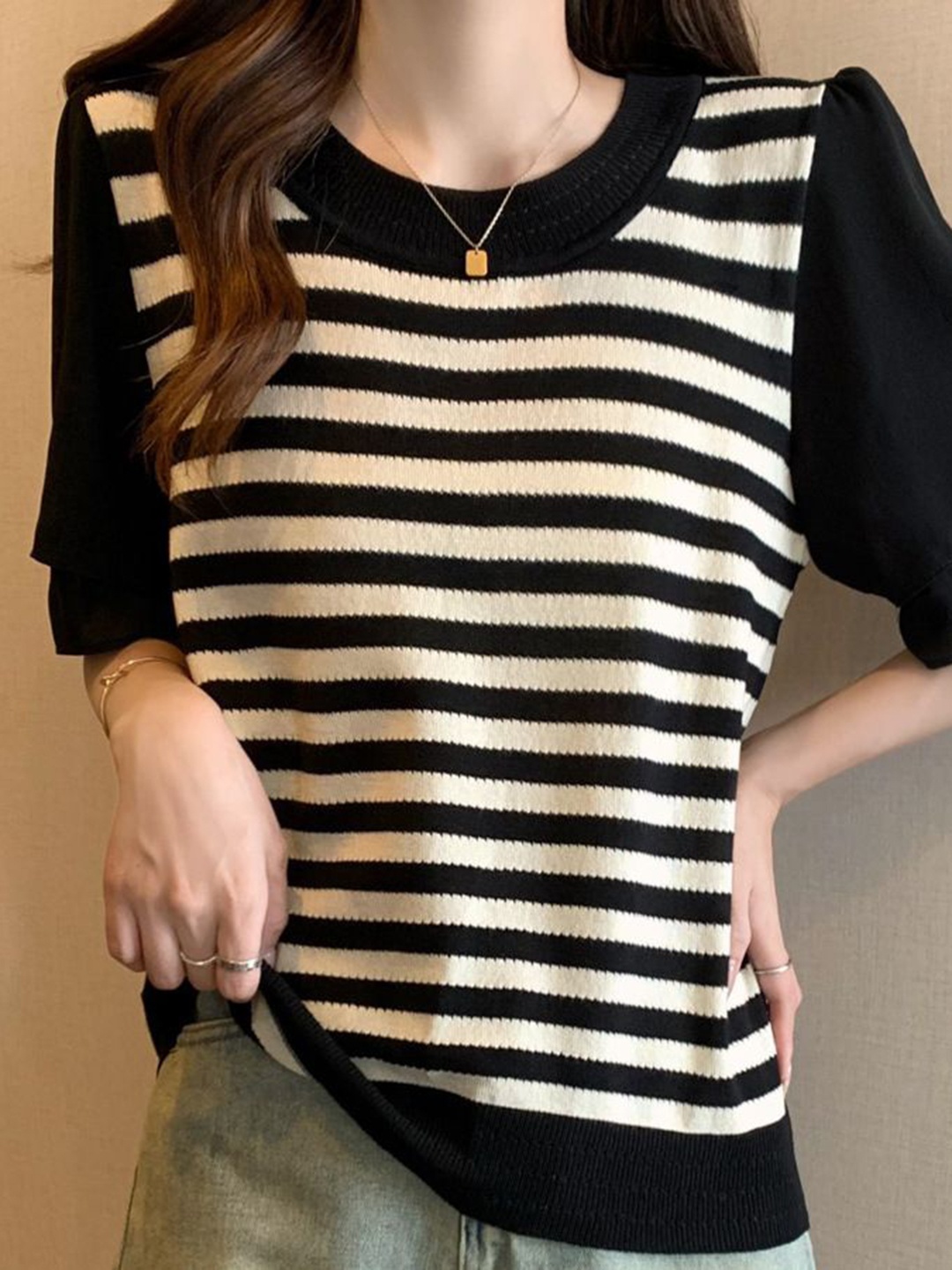 

StyleCast Women T-shirt, Black