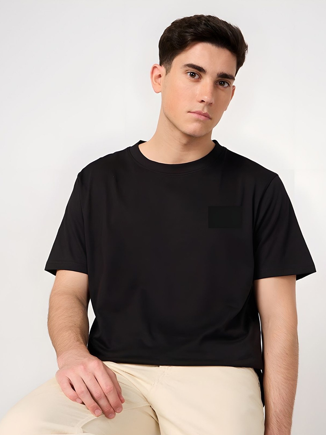 

SZN Men T-shirt, Black