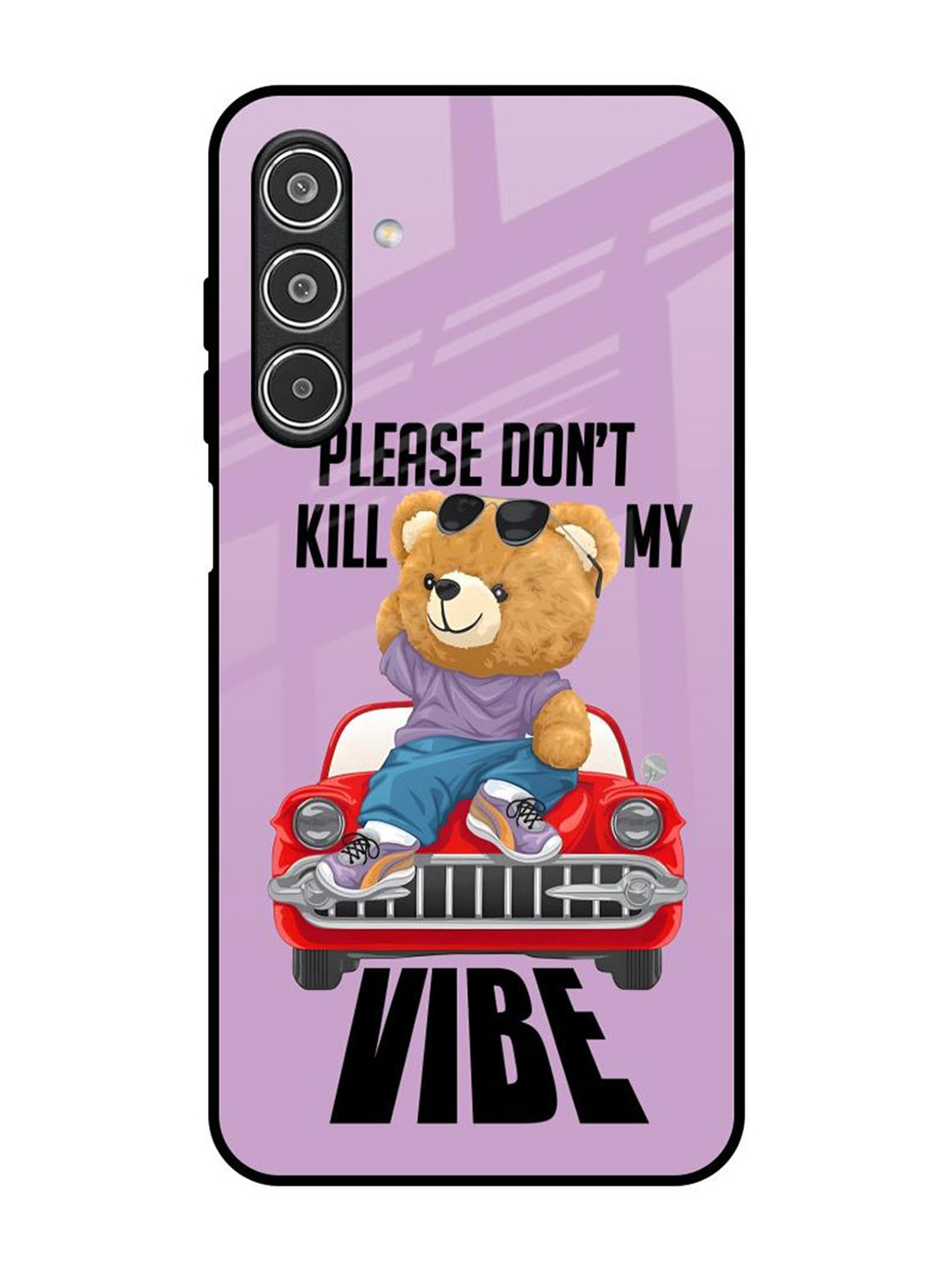 

QRIOH Don't Kill My Vibe Samsung Galaxy A26 5G Impact Resistant Back Case, Purple