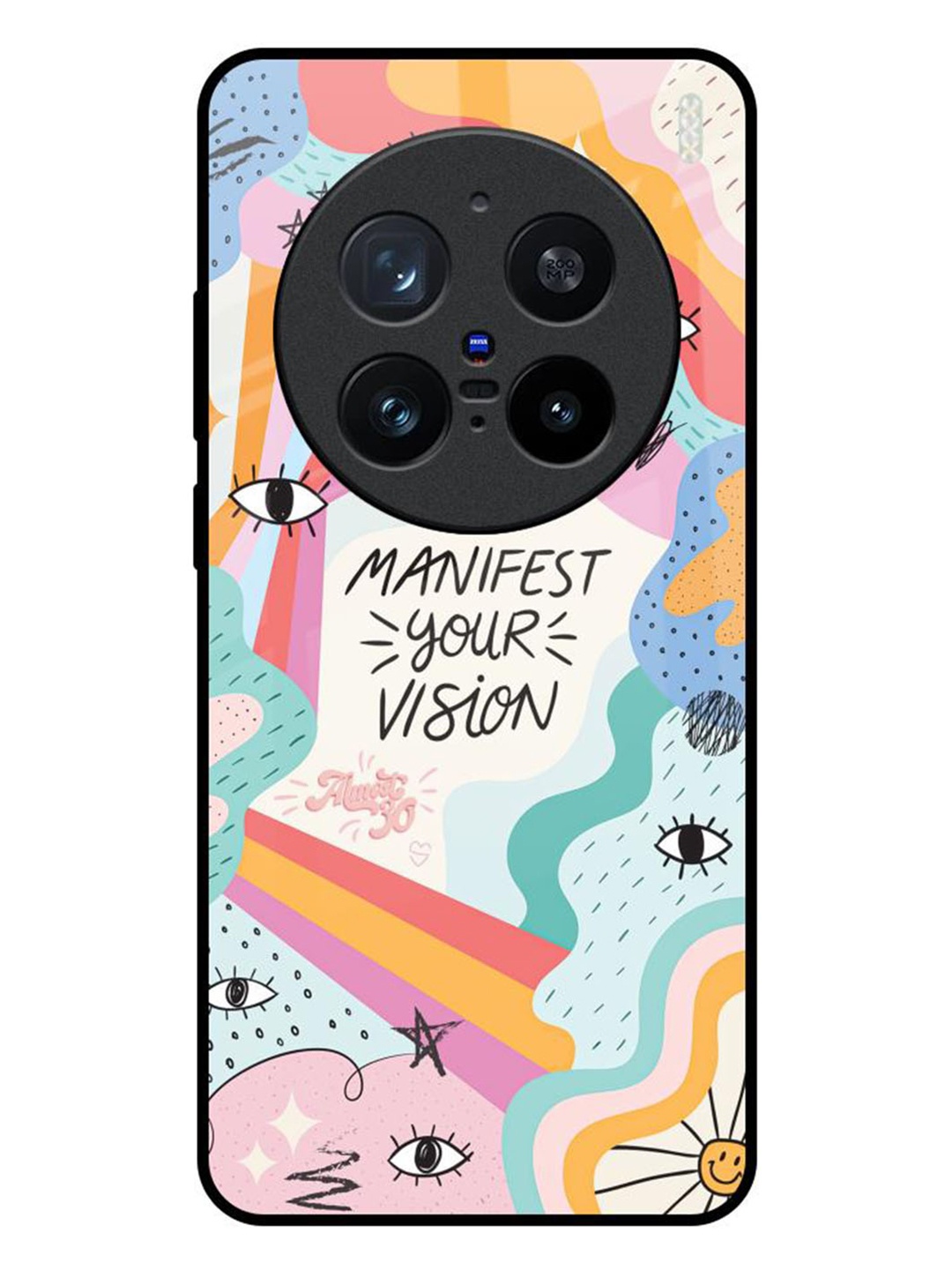 

QRIOH Vision Manifest Vivo X200 Pro 5G Impact Resistant Back Case, White